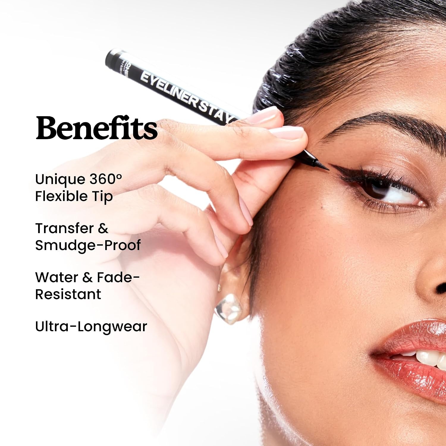 image:imageSacheu Liquid Eyeliner STAYN Longwear SmudgeProof Eyem Sharp BlackEyem Sharp