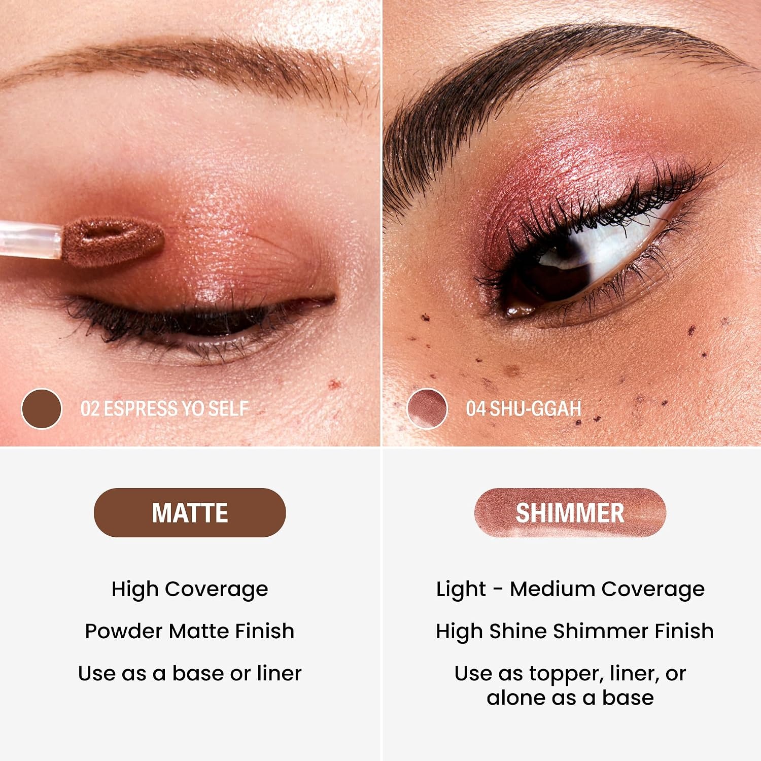 image:imageSacheu Liquid Eyeshadow STAYN Buildable amp Blendable Candy DippdSunLIT