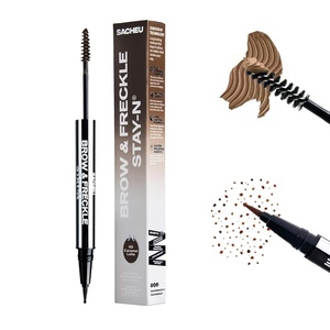 Sacheu Brow & Freckle STAY-N, 2-in-1 Brow Gel & Freckle Pen, Blonde Roast(Caramel Latte)